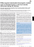 Cover page: PPARα-targeted mitochondrial bioenergetics mediate repair of intestinal barriers at the host–microbe intersection during SIV infection