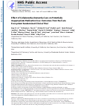 Cover page: Effect of collaborative dementia care on potentially inappropriate medication use: Outcomes from the Care Ecosystem randomized clinical trial