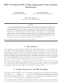 Cover page: IRT Goodness-of-Fit Using Approaches from Logistic Regression