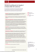 Cover page: Sofosbuvir and Ribavirin for Hepatitis C in Patients With HIV Coinfection