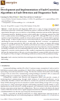 Cover page: Development and Implementation of Fault-Correction Algorithms in Fault Detection and Diagnostics Tools