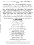 Cover page: Comparison of νμ-Ar multiplicity distributions observed by MicroBooNE to GENIE model predictions