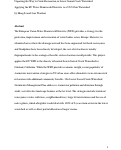 Cover page: Unpaving the Way to Creek Restoration in Lower Sausal Creek Watershed: Applying the EU Water Framework Directive to a US Urban Watershed