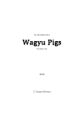 Cover page: Wagyu Pigs