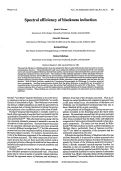 Cover page: Spectral efficiency of blackness induction.