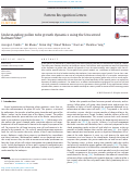 Cover page: Understanding pollen tube growth dynamics using the Unscented Kalman Filter