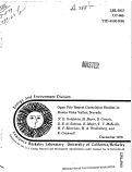 Cover page: OPEN FILE REPORT GEOSCIENCE STUDIES IN BUENA VISTA VALLEY, NEVADA