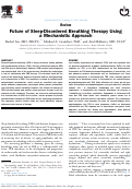 Cover page: Future of Sleep-Disordered Breathing Therapy Using a Mechanistic Approach