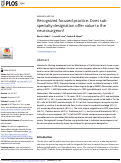 Cover page: Recognized focused practice: Does sub-specialty designation offer value to the neurosurgeon?