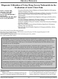 Cover page: Disparate Utilization of Urine Drug Screen Nationwide in the Evaluation of Acute Chest Pain