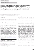 Cover page: Effect of Concomitant 3-Hydroxy-3-Methyl-Glutaryl-CoA Reductase Inhibitor Therapy on Creatine Phosphokinase Levels and Mortality Among Patients Receiving Daptomycin: Retrospective Cohort Study