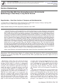 Cover page: Immortal Time Bias With Time-Varying Exposures in Environmental Epidemiology: A Case Study in Lung Cancer Survival.