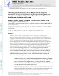 Cover page: Inhibiting and Remodeling Toxic Amyloid-Beta Oligomer Formation Using a Computationally Designed Drug Molecule That Targets Alzheimer’s Disease