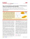 Cover page: Role of Crystal Symmetry in the Reversibility of Stacking-Sequence Changes in Layered Intercalation Electrodes