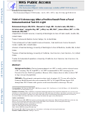 Cover page: Yield of Colonoscopy After a Positive Result From a Fecal Immunochemical Test OC-Light