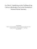 Cover page of In a Pinch: Capitalizing on the Caribbean King Crab as a Restoration Tool in the Florida Keys National Marine Sanctuary