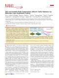 Cover page: Safe and Durable High-Temperature Lithium–Sulfur Batteries via Molecular Layer Deposited Coating