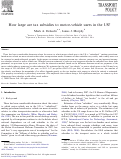 Cover page: How large are tax subsidies to motor-vehicle users in the US?