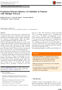 Cover page: Population Pharmacokinetics of Cladribine in Patients with Multiple Sclerosis