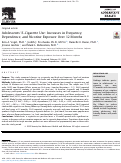 Cover page: Adolescents' E-Cigarette Use: Increases in Frequency, Dependence, and Nicotine Exposure Over 12Â Months