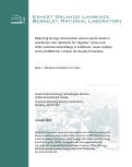 Cover page: Balancing energy conservation and occupant needs in ventilation rate standards for Big Box stores and other commercial buildings in California: Issues related
to the ASHRAE 62.1 Indoor Air Quality Procedure