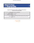 Cover page: Beyond counts and averages: Relating geodiversity to dimensions of biodiversity