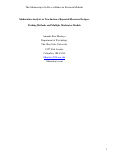 Cover page: Moderation analysis in two-instance repeated measures designs: Probing methods and multiple moderator models