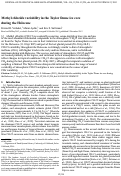 Cover page: Methyl chloride variability in the Taylor Dome ice core during the Holocene