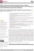 Cover page: Feline Calicivirus Virulent Systemic Disease: Clinical Epidemiology, Analysis of Viral Isolates and In Vitro Efficacy of Novel Antivirals in Australian Outbreaks