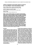 Cover page: Analysis of tropospheric aerosol number density for aerosols of 0.2‐ to 3‐μm diameter: Central and northeastern Canada