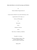 Cover page: Inferential Errors in Social Learning and Markets