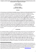 Cover page: Discipline and Participation: The Long-Term Effects of Suspension and School Security on the Political and Civic Engagement of Youth