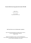 Cover page: Trends in Public School Segregation in the South, 1987-2000