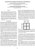 Cover page: Interpretation of Ambiguous Information in Causal Induction