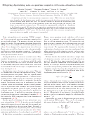 Cover page of Mitigating Depolarizing Noise on Quantum Computers with Noise-Estimation Circuits