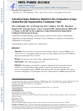 Cover page: Subretinal Hyperreflective Material in the Comparison of Age-Related Macular Degeneration Treatments Trials