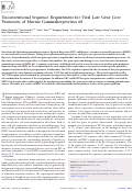 Cover page: Unconventional Sequence Requirement for Viral Late Gene Core Promoters of Murine Gammaherpesvirus 68