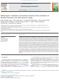 Cover page: Methanogenic communities and methane emissions from enrichments of Brazilian Amazonia soils under land-use change