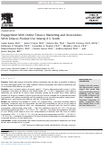 Cover page: Engagement With Online Tobacco Marketing and Associations With Tobacco Product Use Among U.S. Youth