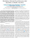 Cover page: Abnormal event detection with high resolution micro-PMU data