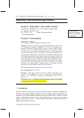 Cover page: Clustering in the biotechnology industry