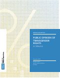 Cover page: Public Opinion of Transgender Rights in Mexico