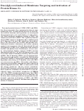 Cover page: Diacylglycerol-induced Membrane Targeting and Activation of Protein Kinase Cϵ MECHANISTIC DIFFERENCES BETWEEN PROTEIN KINASES Cδ AND Cϵ*