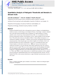 Cover page: Quantitative Analysis of Pedogenic Thresholds and Domains in Volcanic Soils