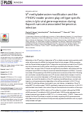 Cover page: N6-methyladenosine modification and the YTHDF2 reader protein play cell type specific roles in lytic viral gene expression during Kaposi's sarcoma-associated herpesvirus infection