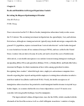 Cover page: Death and Disabilities in Divergent Deportation Contexts Revisiting the Hispanic Epidemiological Paradox