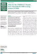 Cover page: Atlas for the OMERACT thumb base osteoarthritis MRI scoring system (TOMS)