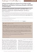 Cover page: A Deep Learning Decision Support Tool to Improve Risk Stratification and Reduce Unnecessary Biopsies in BI-RADS 4 Mammograms.