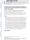 Cover page: E93 confers steroid hormone responsiveness of digestive enzymes to promote blood meal digestion in the midgut of the mosquito Aedes aegypti