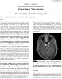 Cover page: A Classic Case of Pituitary Apoplexy